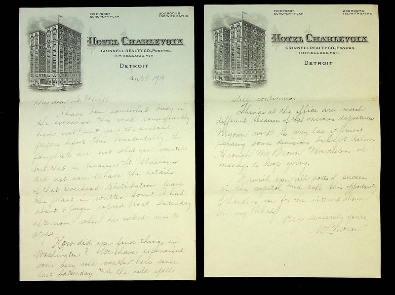 Charlevoix Hotel - Stationery (newer photo)